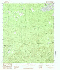Hurricane Creek Texas Historical topographic map, 1:24000 scale, 7.5 X 7.5 Minute, Year 1984
