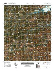 Hurricane Creek Texas Historical topographic map, 1:24000 scale, 7.5 X 7.5 Minute, Year 2010