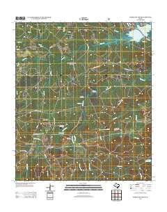 Hurricane Creek Texas Historical topographic map, 1:24000 scale, 7.5 X 7.5 Minute, Year 2012