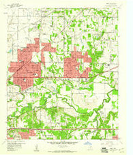 Hurst Texas Historical topographic map, 1:24000 scale, 7.5 X 7.5 Minute, Year 1959