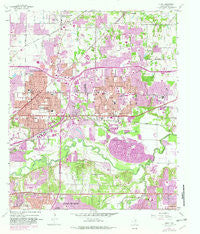 Hurst Texas Historical topographic map, 1:24000 scale, 7.5 X 7.5 Minute, Year 1959