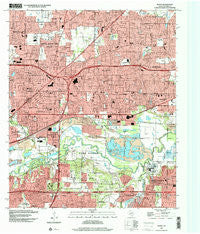 Hurst Texas Historical topographic map, 1:24000 scale, 7.5 X 7.5 Minute, Year 1995