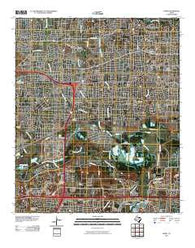 Hurst Texas Historical topographic map, 1:24000 scale, 7.5 X 7.5 Minute, Year 2010