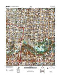 Hurst Texas Historical topographic map, 1:24000 scale, 7.5 X 7.5 Minute, Year 2012