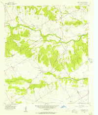 Hurst Spring Texas Historical topographic map, 1:24000 scale, 7.5 X 7.5 Minute, Year 1956