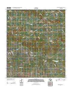 Hurst Spring Texas Historical topographic map, 1:24000 scale, 7.5 X 7.5 Minute, Year 2012