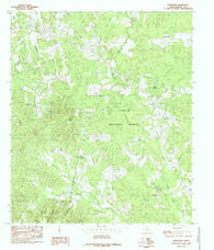 Hurstown Texas Historical topographic map, 1:24000 scale, 7.5 X 7.5 Minute, Year 1984