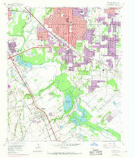 Hutchins Texas Historical topographic map, 1:24000 scale, 7.5 X 7.5 Minute, Year 1958