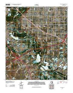 Hutchins Texas Historical topographic map, 1:24000 scale, 7.5 X 7.5 Minute, Year 2010
