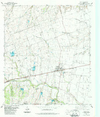 Hutto Texas Historical topographic map, 1:24000 scale, 7.5 X 7.5 Minute, Year 1987