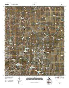 Hutto Texas Historical topographic map, 1:24000 scale, 7.5 X 7.5 Minute, Year 2010