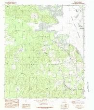 Huxley Texas Historical topographic map, 1:24000 scale, 7.5 X 7.5 Minute, Year 1984