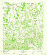 Hye Texas Historical topographic map, 1:24000 scale, 7.5 X 7.5 Minute, Year 1961