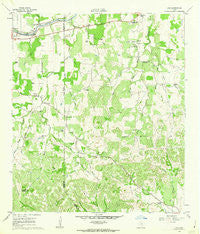 Hye Texas Historical topographic map, 1:24000 scale, 7.5 X 7.5 Minute, Year 1961