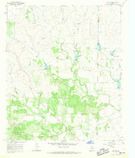 Hylton Texas Historical topographic map, 1:24000 scale, 7.5 X 7.5 Minute, Year 1967