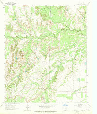 Hyman Texas Historical topographic map, 1:24000 scale, 7.5 X 7.5 Minute, Year 1963