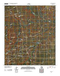 Hyman Texas Historical topographic map, 1:24000 scale, 7.5 X 7.5 Minute, Year 2010