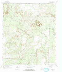 Hyman NE Texas Historical topographic map, 1:24000 scale, 7.5 X 7.5 Minute, Year 1962