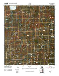 Hyman NE Texas Historical topographic map, 1:24000 scale, 7.5 X 7.5 Minute, Year 2010
