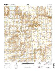 Hyman NE Texas Current topographic map, 1:24000 scale, 7.5 X 7.5 Minute, Year 2016