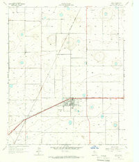 Idalou Texas Historical topographic map, 1:24000 scale, 7.5 X 7.5 Minute, Year 1965