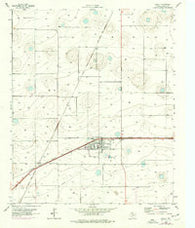 Idalou Texas Historical topographic map, 1:24000 scale, 7.5 X 7.5 Minute, Year 1965
