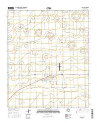 Idalou Texas Current topographic map, 1:24000 scale, 7.5 X 7.5 Minute, Year 2016