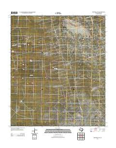 Imperial NW Texas Historical topographic map, 1:24000 scale, 7.5 X 7.5 Minute, Year 2012