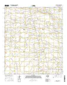 Imperial NW Texas Current topographic map, 1:24000 scale, 7.5 X 7.5 Minute, Year 2016