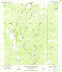 Imperialist Tank Texas Historical topographic map, 1:24000 scale, 7.5 X 7.5 Minute, Year 1974
