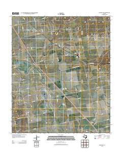 Inadale Texas Historical topographic map, 1:24000 scale, 7.5 X 7.5 Minute, Year 2012