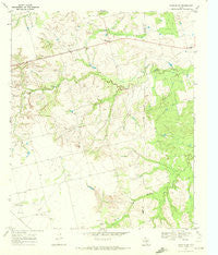 Inadale NW Texas Historical topographic map, 1:24000 scale, 7.5 X 7.5 Minute, Year 1969