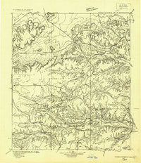 Independence Draw Quadrangle Texas Historical topographic map, 1:125000 scale, 30 X 30 Minute, Year 1929