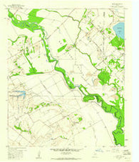 India Texas Historical topographic map, 1:24000 scale, 7.5 X 7.5 Minute, Year 1959