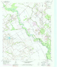 India Texas Historical topographic map, 1:24000 scale, 7.5 X 7.5 Minute, Year 1959