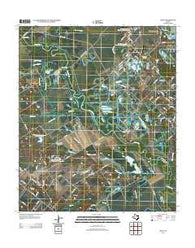 India Texas Historical topographic map, 1:24000 scale, 7.5 X 7.5 Minute, Year 2012