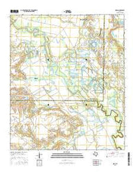 India Texas Current topographic map, 1:24000 scale, 7.5 X 7.5 Minute, Year 2016