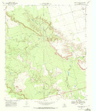 Indian Canyon Texas Historical topographic map, 1:24000 scale, 7.5 X 7.5 Minute, Year 1969