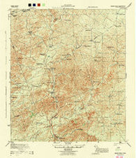 Indian Creek Texas Historical topographic map, 1:62500 scale, 15 X 15 Minute, Year 1944