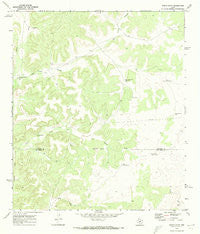 Indian Draw Texas Historical topographic map, 1:24000 scale, 7.5 X 7.5 Minute, Year 1970