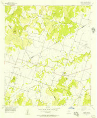 Indian Gap Texas Historical topographic map, 1:24000 scale, 7.5 X 7.5 Minute, Year 1956