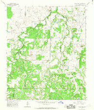 Indian Knoll Texas Historical topographic map, 1:24000 scale, 7.5 X 7.5 Minute, Year 1965