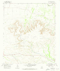 Indian Mesa Texas Historical topographic map, 1:24000 scale, 7.5 X 7.5 Minute, Year 1969