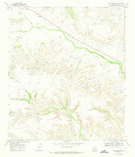 Indian Mesa SE Texas Historical topographic map, 1:24000 scale, 7.5 X 7.5 Minute, Year 1969