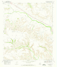 Indian Mesa SE Texas Historical topographic map, 1:24000 scale, 7.5 X 7.5 Minute, Year 1969