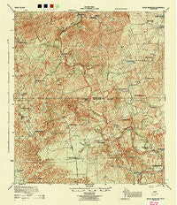 Indian Mountain Texas Historical topographic map, 1:62500 scale, 15 X 15 Minute, Year 1944