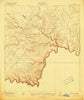 Indian Wells Texas Historical topographic map, 1:62500 scale, 15 X 15 Minute, Year 1918