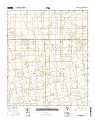 Indian Canyon NW Texas Current topographic map, 1:24000 scale, 7.5 X 7.5 Minute, Year 2016
