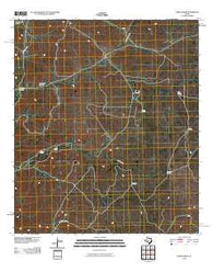 Indian Draw Texas Historical topographic map, 1:24000 scale, 7.5 X 7.5 Minute, Year 2010