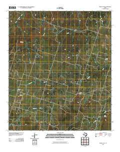 Indian Gap Texas Historical topographic map, 1:24000 scale, 7.5 X 7.5 Minute, Year 2010